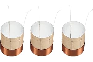 STOBAZA 3pcs Woofer Voice Coil Pure Speaker Wire Copper Leads Replacement for Bass Speaker Repair