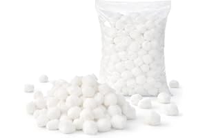 NOLITOY 400 Count Jumbo Cotton Balls Bulk, Soft & Absorbent Pure Cotton Balls for Face, Gentle Makeup Remover & Nail Cleaning