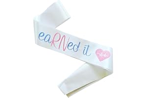 Magnusson's Garden Nurse Graduation Party Sash, Earned It RN Nursing School Graduate Gift for Her, Senior Class of 2025 Sash, Congrats Grad Decorations