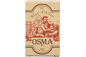 Osma Laboratories Alum Block - 2.65 (75Gr) Ounce Skin soothing Alum Block, Block Osma, Shaving Accessory by Osma (1)