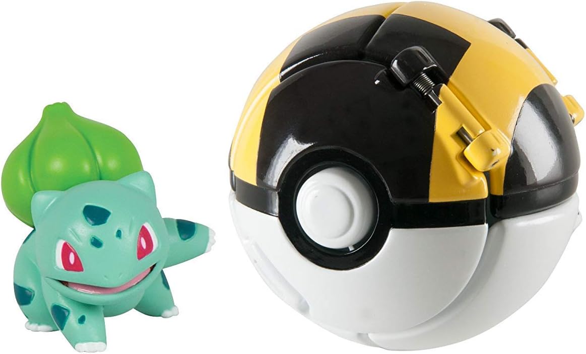 LSXSZZ8 pokemon pikachu with great ball throw n pop action figure toy set