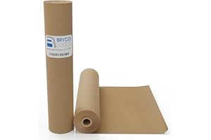 Brown Kraft Butcher Paper Roll - 18 Inch x 100 Feet - Food-Grade Paper for Wrapping and Smoking Meat, BBQ, Grilling, Perfect 