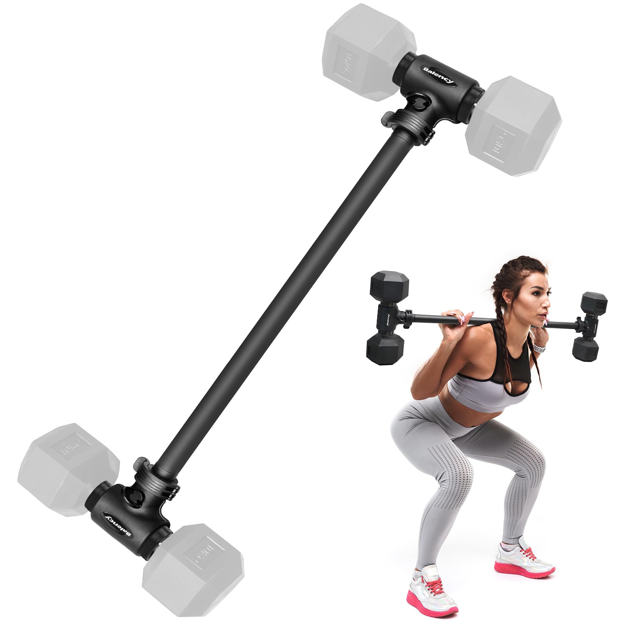 Photo 1 of **MISSING ONE PART TO THE END**
Balency Dumbbell to Barbell Converter - Adjustable Weight Up to 200LB for Home Gym Workout