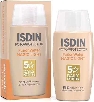 ISDIN Fusion Water MAGIC Color Light SPF 50 Tinted Sunscreen 50ml
