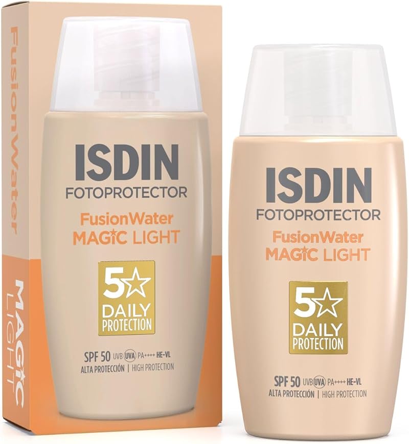ISDIN Fusion Water MAGIC Color Light SPF 50 Tinted Sunscreen 50ml