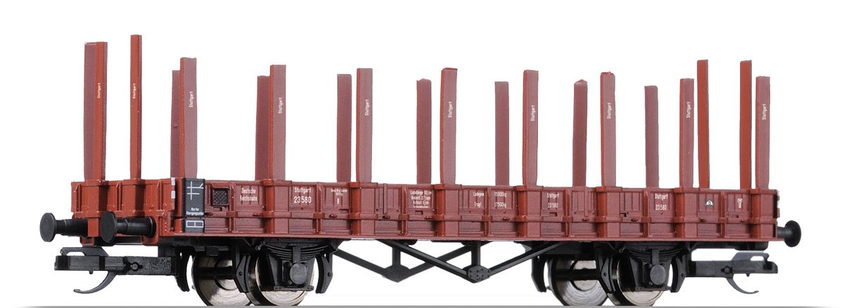 H0 Circus tent poles and box-type trailer