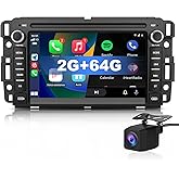 Android 13 [2GB+64GB] Car Radio Stereo Compatible for Chevy Chevrolet Silverado Tahoe Equinox GMC Sierra Yukon with Wireless 