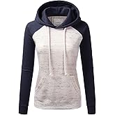 DOUBLJU Basic Lightweight Pullover Sweater Top Essential Comfy Casual Hoodie Sweatshirt for Womens Clothes with Plus Size