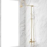Signature Hardware 424432 Alliston Pressure Balanced Shower System with Shower Head, Hand Shower - Rough In Included - Polish