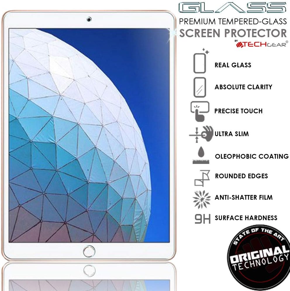 TECHGEAR 2 Pack of GLASS Edition Screen Protectors for iPad Air 2019 / 3rd Generation, 10.5" - Image 3