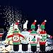 Konsait Ugly Sweater Christmas Party Kit, Knitted Christmas Wine Bottle Cover&Toppers for Beer Water Bottles Ornament for Xmas Christmas Party Favors Supplies Table Decoration Decor (4pack)