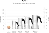 Bialetti Venus Induction Stainless Steel 6 Cup Moka Pot view 6