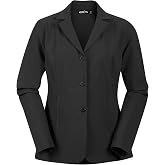 Kerrits Women's Equestrian Stretch Competitor Coat | 3-Snap, Stain and Weather Resistant, Breathable, Lightweight, English Horse Show Jacket, Machine Wash