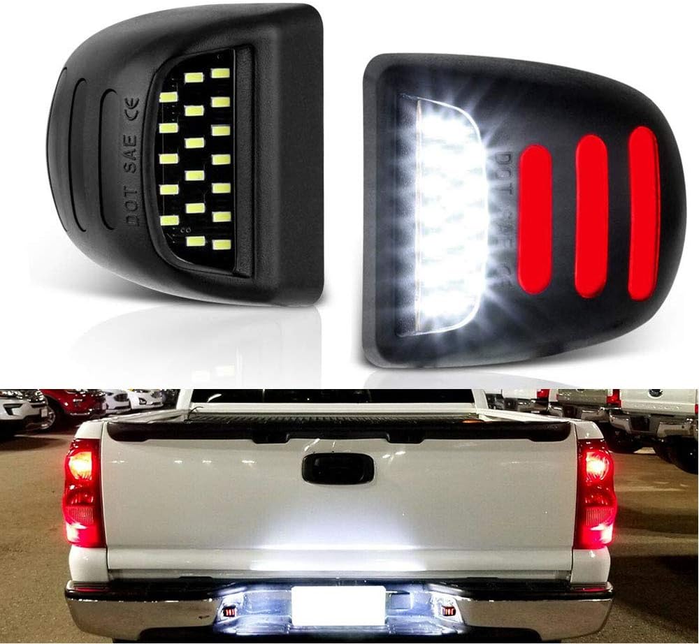 gmc sierra license plate light bulb