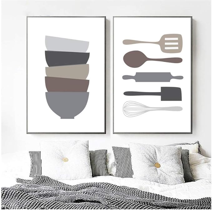 Arte de la pared Pinturas sobre lienzo Dibujos animados Artículos de