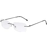 Eyekepper Ladies Frameless Reading Glasses - Lightweight Rimless Readers for Women
