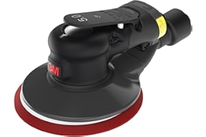 3M Random Orbital Sander, Xtract Pneumatic 88941, 5 in, with Central Vacuum Attachment, 3/32 in Orbit, Ergonomic and Lightweight ROS, .28 HP (209W) Motor