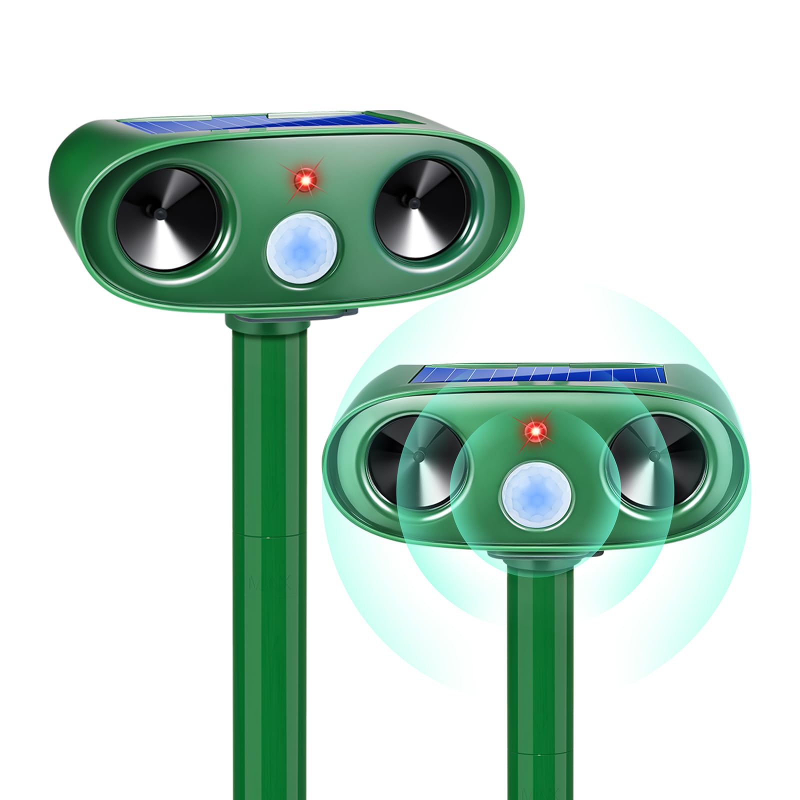 Photo 1 of 2026 Ultrasonic Solar Animal Repellent Outdoor Motion Activated Cat Repellent Outdoor Waterproof for Yard & Garden, Effective Rabbit Deer Raccoon Squirrel Coyote Deterrent Device 2 Pack