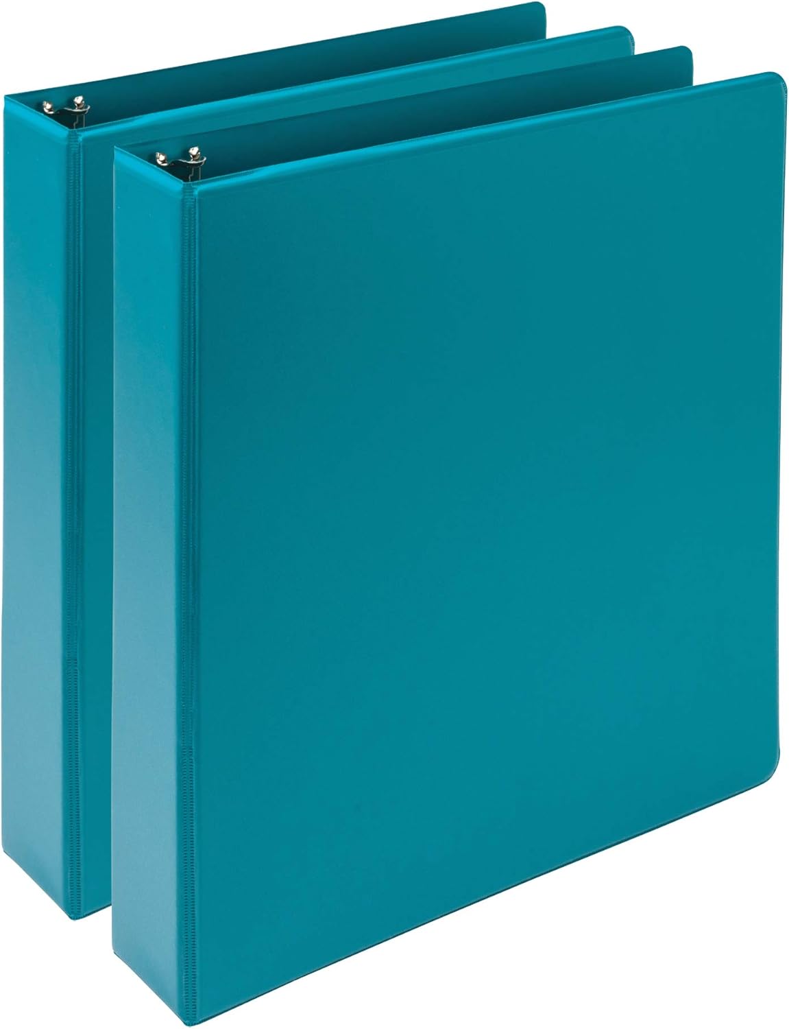 Samsill Earth’s Choice, Durable Fashion Color 3 Ring View Binder, 1.5 Inch Round Ring, Up to 25% Plant Based Plastic, Eco-Friendly, USDA Certified Biobased, Turquoise, Value 2 Pack (MP286577) : Office Products