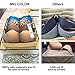 MIU COLOR Foldable Closet Underwear Organizer Drawer Divider Storage Boxes Under Bed Organizer 4 Set for Underwear, Bras, Socks, Ties, Scarves