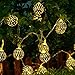 LUCKLED Moroccan Ball Battery Operated String Lights, 10ft 30 LED Fairy Decorative Lantern Lights Lighting for Home, Garden, Patio, Lawn, Party and Holiday Decorations (Yellow)