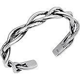 Twists Snake Vine Design Bracelet Silver Bracelet Adjustable Open Chunky Bracelets Vintage Natural Style Bangle Bracelet for for Women Men