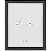 Lawrence Frames Classic Bead Picture Frame, 8x10, Black