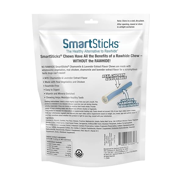 SMARTSTICKS CHAMOMILE AND LAVENDER FLAVOR. 16STICKS (PACKAGING MAY VARY)