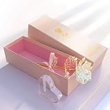 Beferr Galaxy Rose Birthday Gift for Women Enchanted Rainbow Heart Base view 8