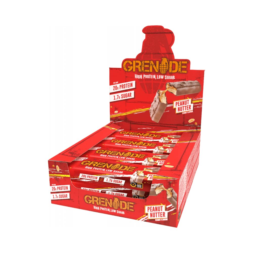 Grenade Proteinriegel, Peanut Nutter – Proteinreich & Zuckerarm, 12 x 60 g 4