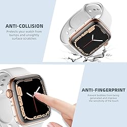 GEAK 3 Pack Compatible with Apple Watch 10 Screen