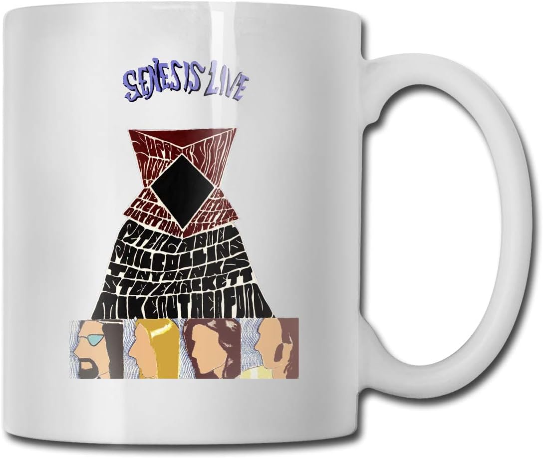 Genesis Music Band Best Fathers Day Gift Ideas For Coffee Mugs Funny Christmas Present Mug Personality Drink Cup 11.6 Ounce (330 ML)