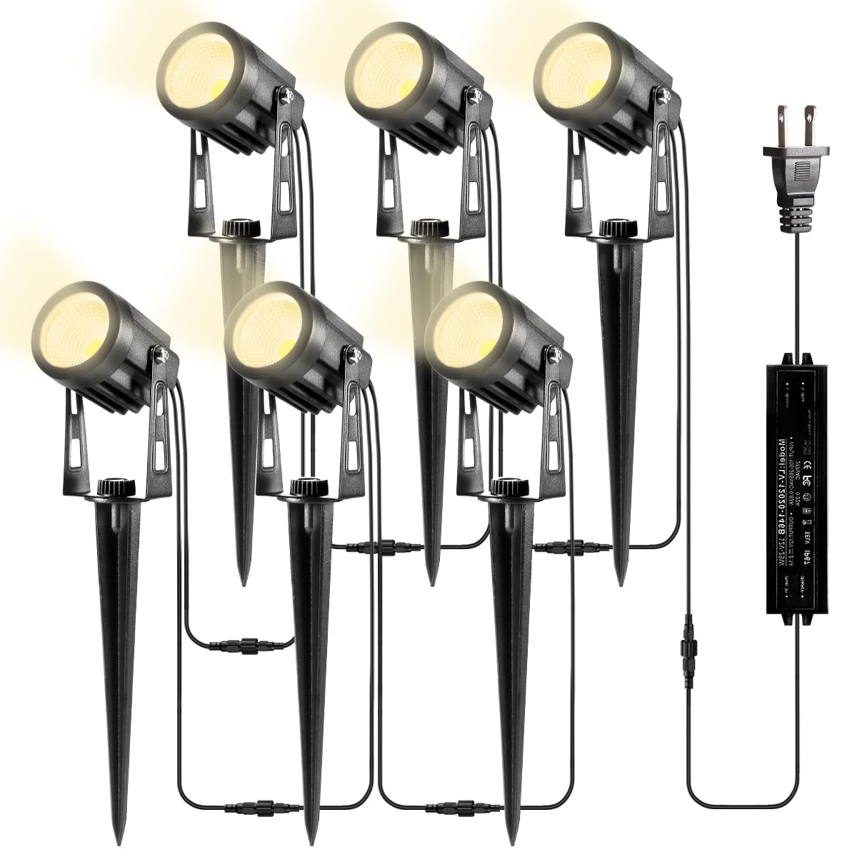 GreenClick Tuinverlichting Verlengkabel - 2-in-1 Y-vorm IP65 Waterdicht, 1,3 M LED-kabel