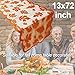 TURNMEON Fall Table Runner Thanksgiving Decorations, Maple Leaf Table Runner Fall Harvest Decorations Perfect for Fall Thanksgiving Dinner Party Restaurant（13x 72 inch）