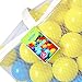 woodi Crush Proof Pit Balls, Made of Food Grade Plastic, Phthalate/BPA Free, 6 Colors and Carry Out Mesh Net, 400 Piece