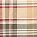 DII Give Thanks Plaid Fall Table Decor, Autumn & Thanksgiving Tabletop Linens, 52x52 Square Tablecloth