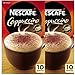 Nescafe Cappuccino Sachets 10 Serves ( Pack 2 x 10 Packets ) 132gm x 2 With Chocolate Shaker