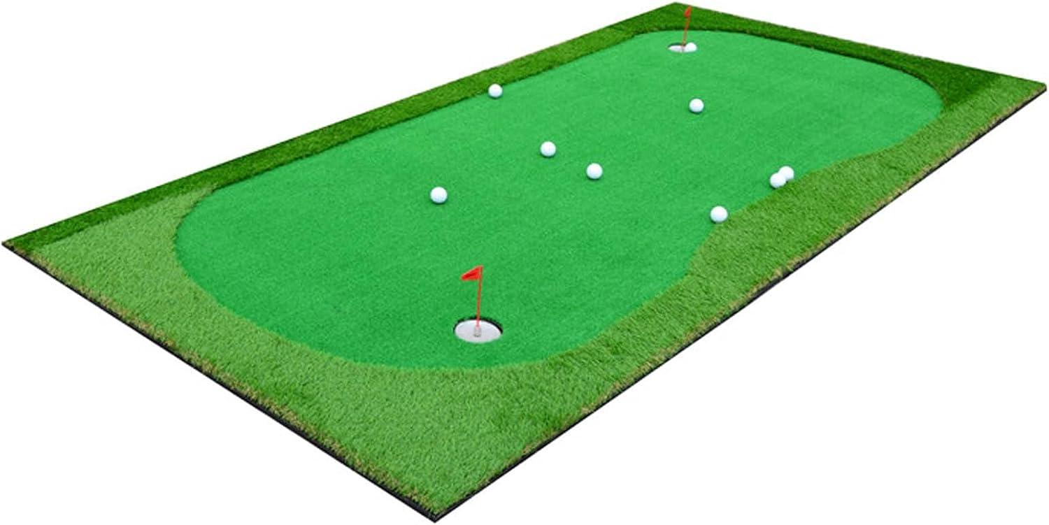 Mini Golf Hitting Mat, Golf Fairway Chipping Mat, Swing Detection