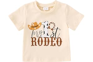 YOUNGER TREE Baby Boy Clothes 1 Year Old Clothes First Birthday Outfit Boy Short Sleeve T-Shirt Infant Summer Outfits