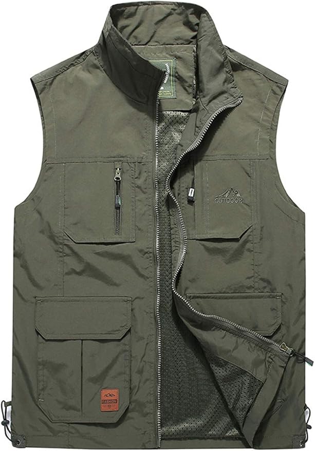 Flygo Mens Casual Outdoor Lightweight Quick Dry Fishing Travel Safari