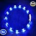 LED Dog Collar,USB Rechargeable Glowing Dog Collars, Light Up Collar Improved Pet Safety &Visibility at Night, 3 Flashing Modes,Water-Resistant Lighted Collar Fits For Small Medium Large Dogs