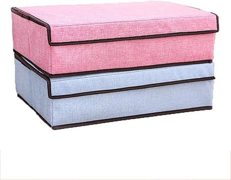 Amazon Shypyg 装飾的な収納段ボール箱が付いているギフト用の箱ふた付きキープセークおもちゃ写真思い出クローゼット保育園オフィス寝室の装飾 Color E 収納ケース ボックス オンライン通販