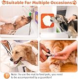 Aileem Lick Mat 4 Pack with Suction Cups Slow Feeding 15.5 cm Japanese view 7