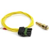 Edge 98608 EAS Temperature Sensor - -40-300 Degrees Fahrenheit | Reads -40&deg;F-300&deg;F | Monitors Transmission Temp, Engine Coolant Temp, and More | Plug-and-Play