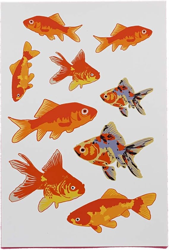 Amazon 金魚イラスト4 タトゥーシール タトゥーシール 通販