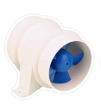 Rule in Line Marine Bilge Blower, rutsch auf Anschlüsse, effizient und leise High Volumen Air Flow