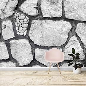 Wall Mural Realistic Rock Background Removable Self-Adhesive Large Wallpaper - 66x96 inches