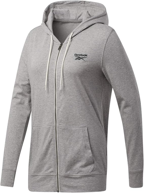 Reebok Sweatshirt zippÃ© femme Identity: Amazon.co.uk: Clothing