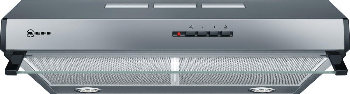 Neff DEB1612N (D16EB12N0) / Unterbauhaube / 60cm / Edelstahl / Wahlweise Abluft- oder Umluftbetrieb