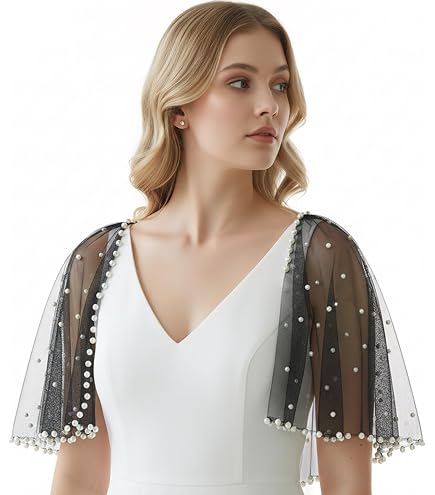 beaded shawls for dresses Black Sequin Shawl Flower Wedding Party Gift Evening Wrap/Wedding/new Year Eve/Formal Event/ at Amazon Women's Clothing store Size:0 USA halter neck summer dress Banded waist Haute Sauce Yellow Cut
